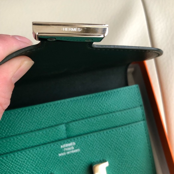 Constance compact Wallet; vert vertigo - Picture 5 of 8